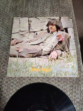 James Taylor Vinyl LP Folk Rock James Taylor Apple Records 1968 12" 33 RPM Black